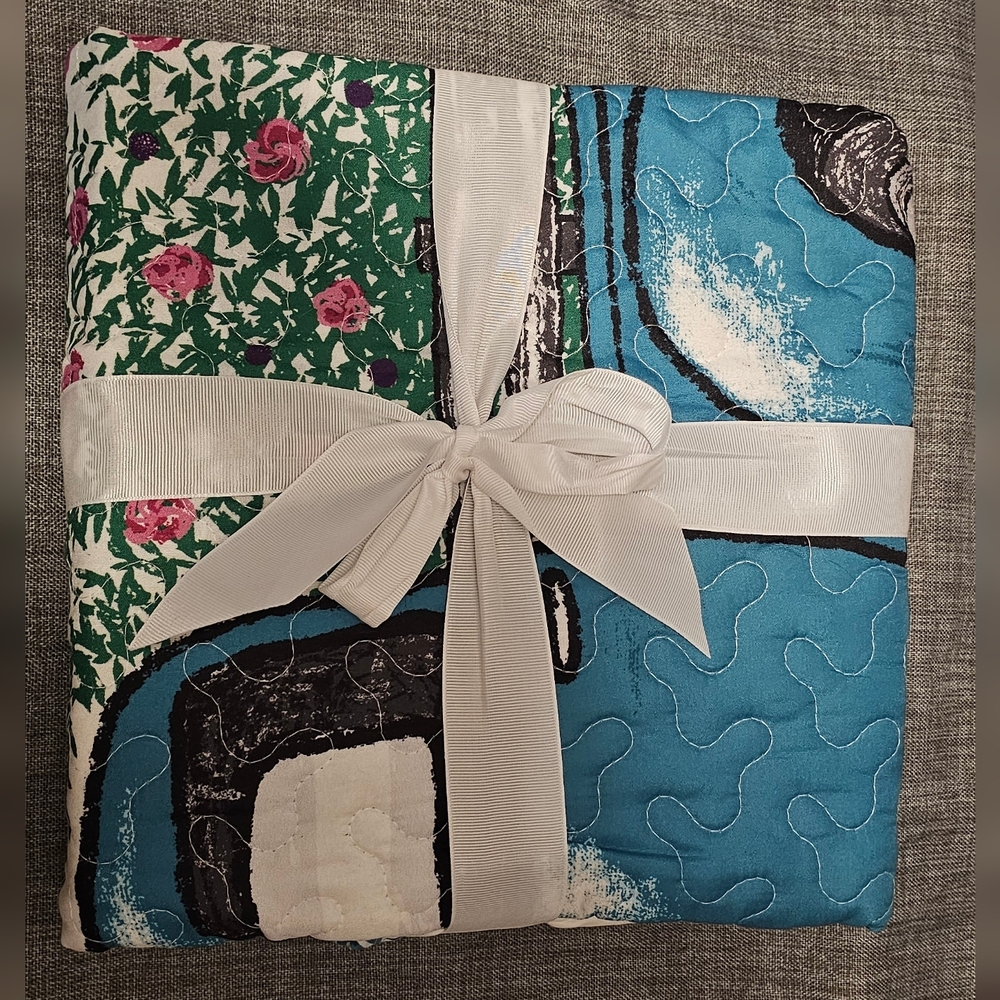 Floral Country Truck Quilt